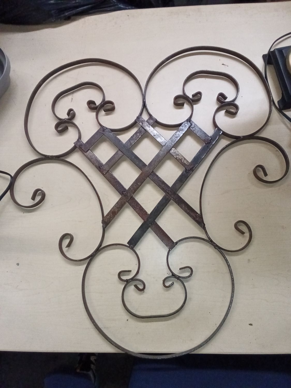 decorative wrought iron ornament