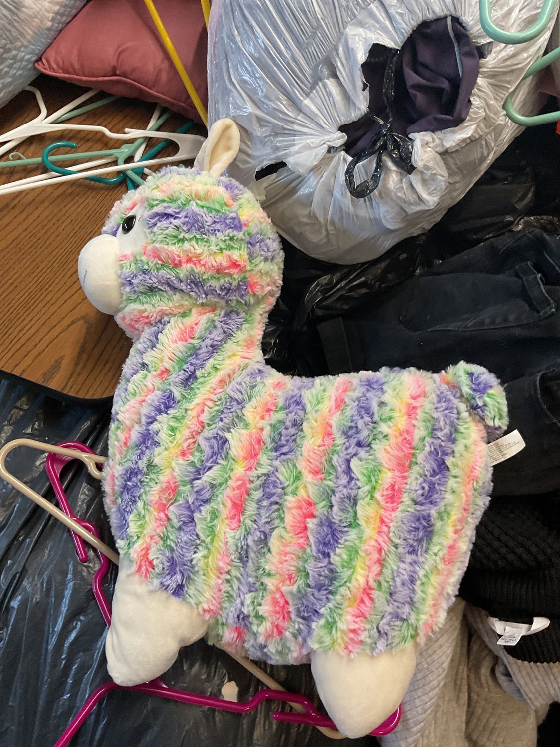 Stuffed animal lama