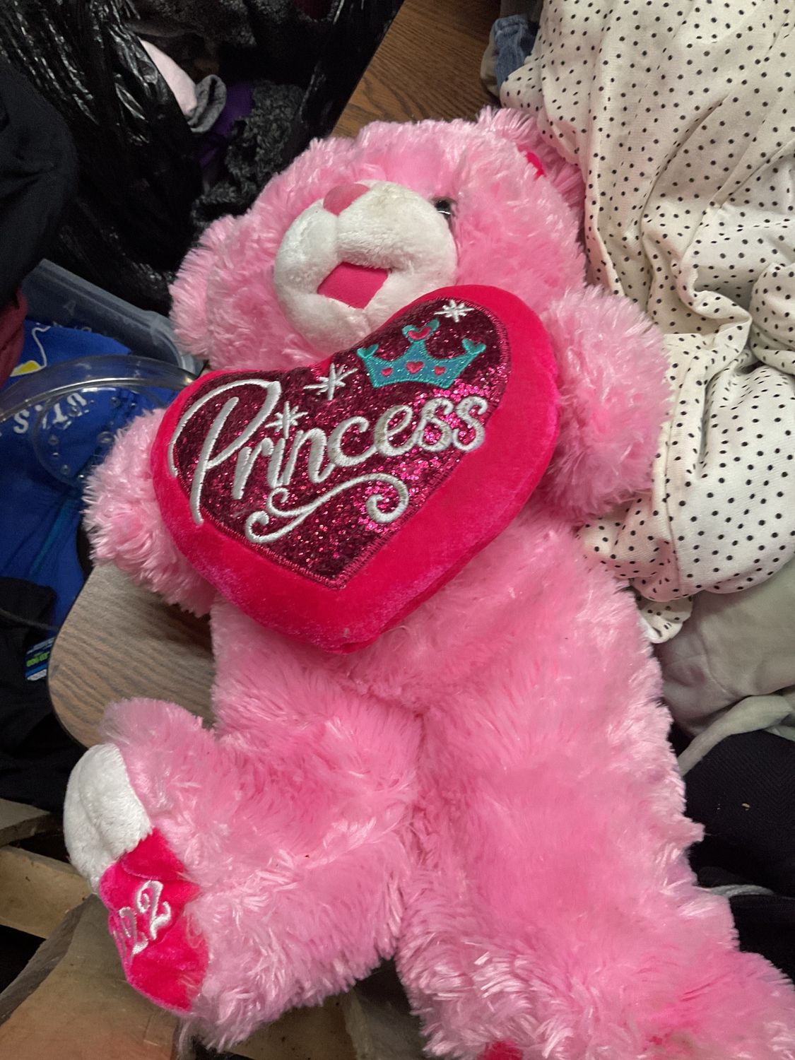 Stuffed animal princess bear