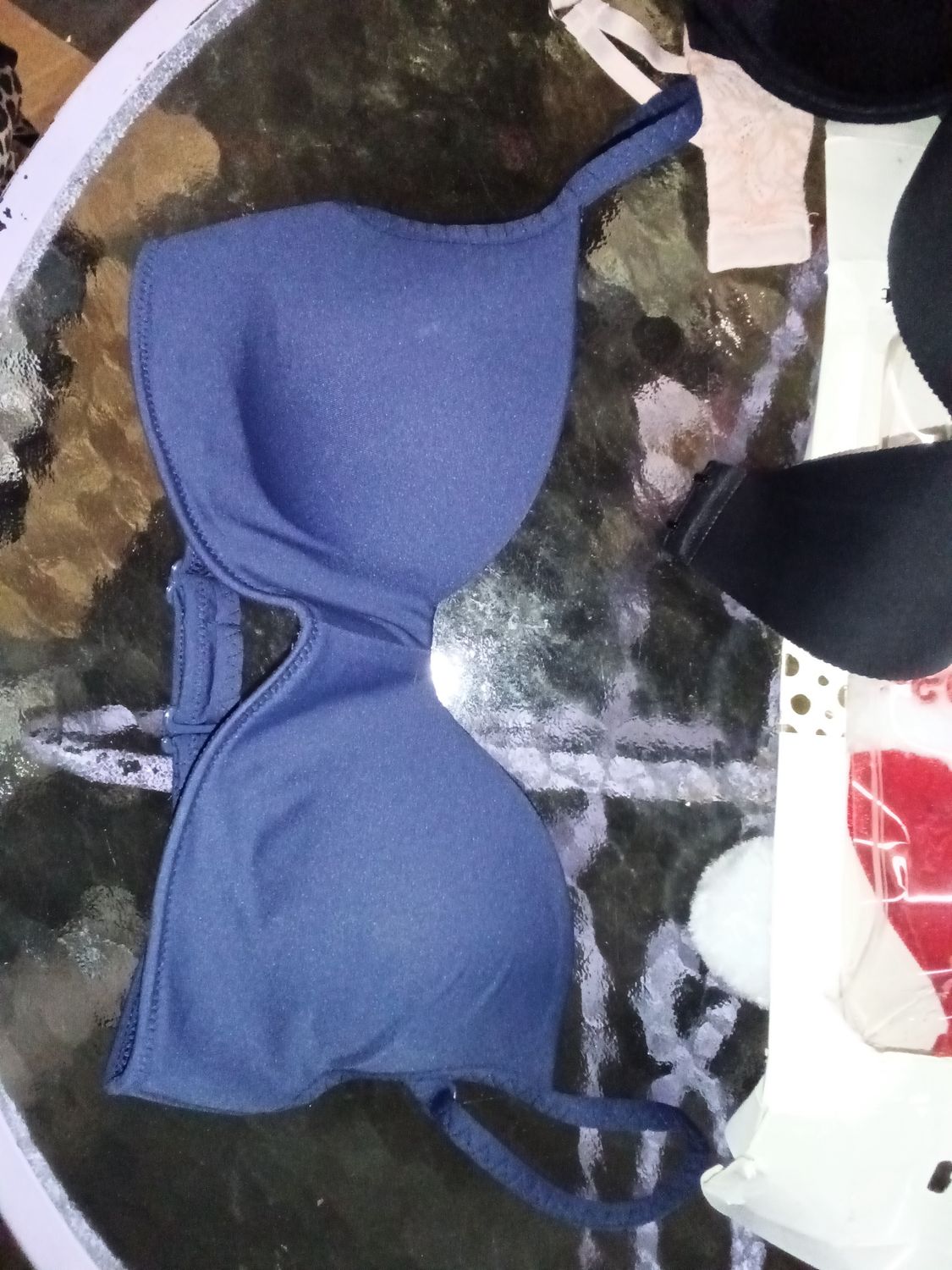 Navy blue 32B / 34A bra