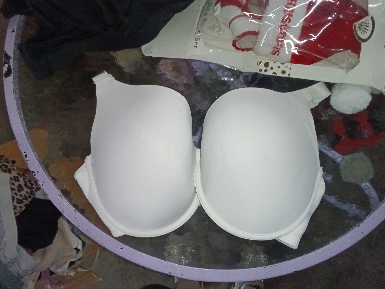 White 40DD bra