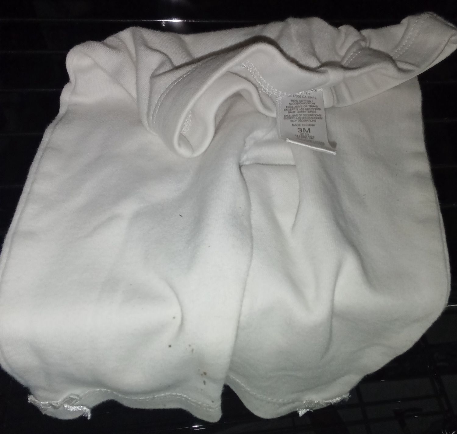 White baby pants 3m