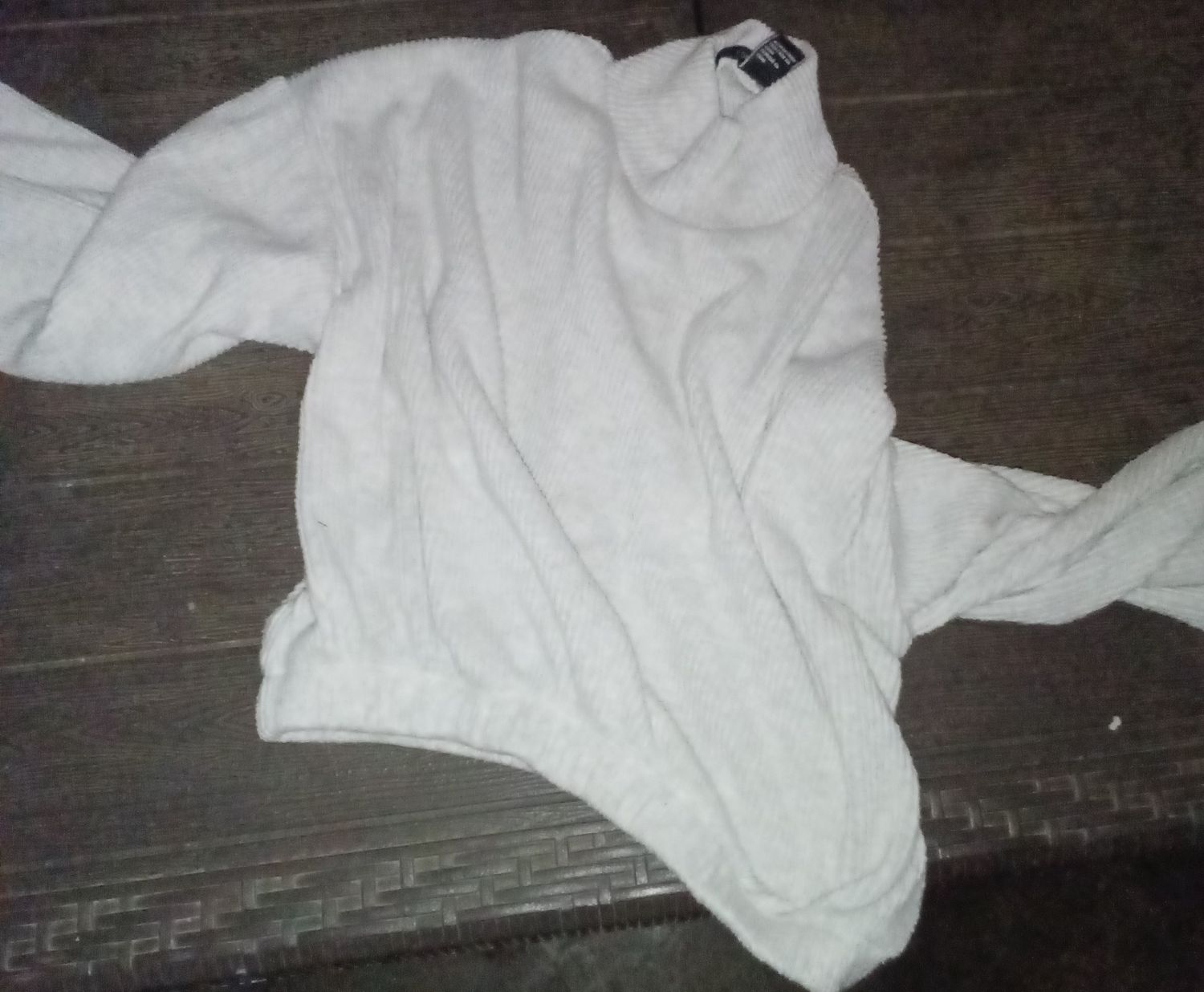 Striped white shirt small