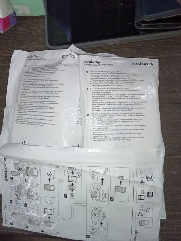 Medela breast milk bags
