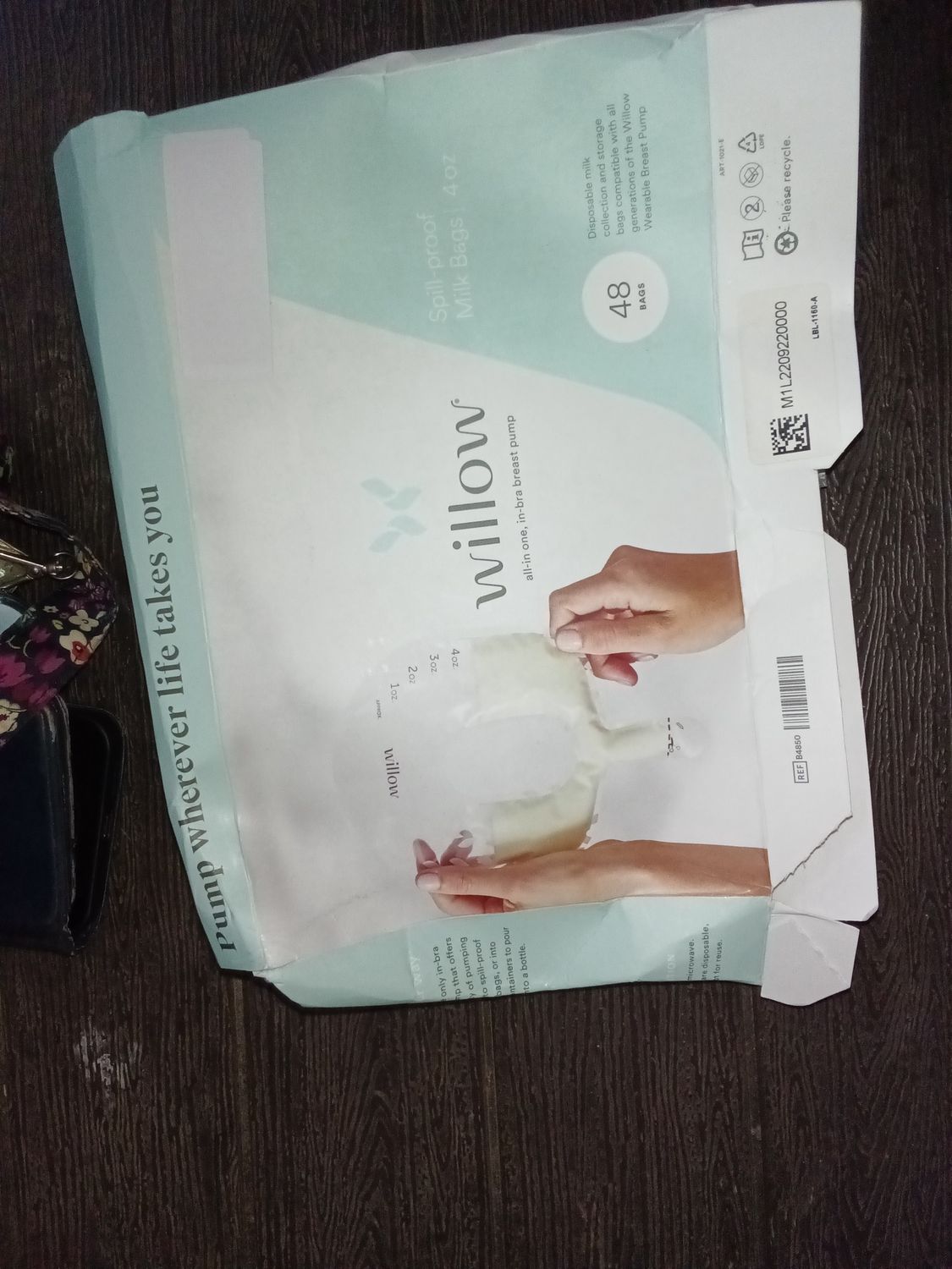 Willow breast milk bags