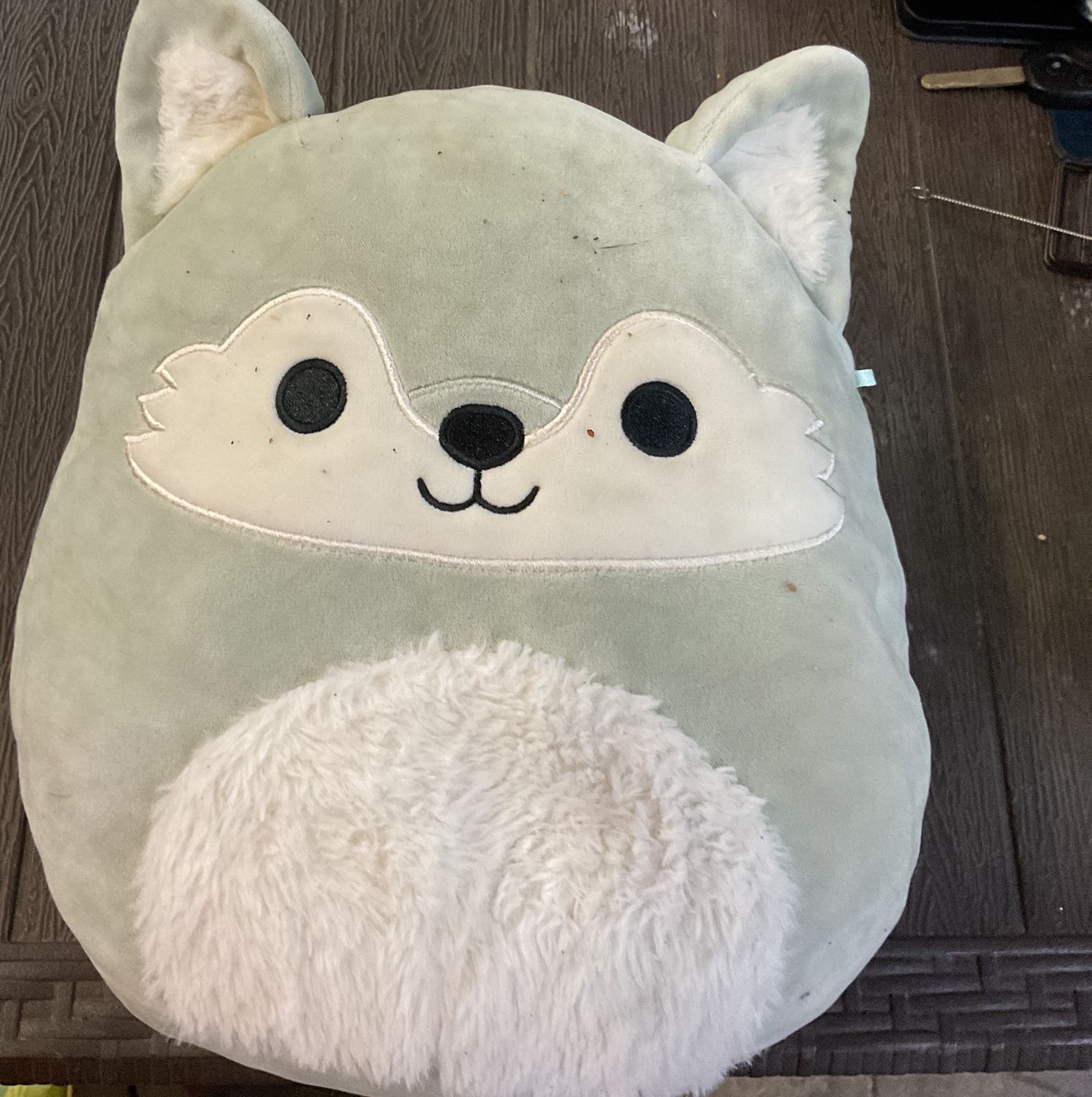 Greyish blue fox