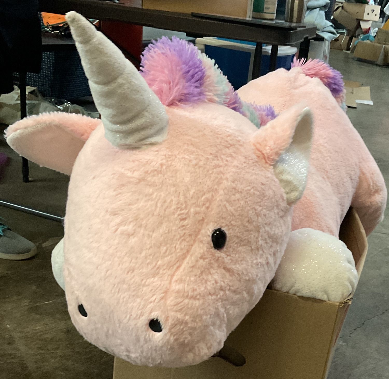 Animal adventure sqoosh2poof plush unicorn