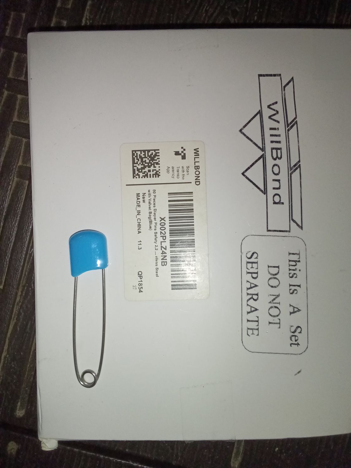 Diaper safety pins