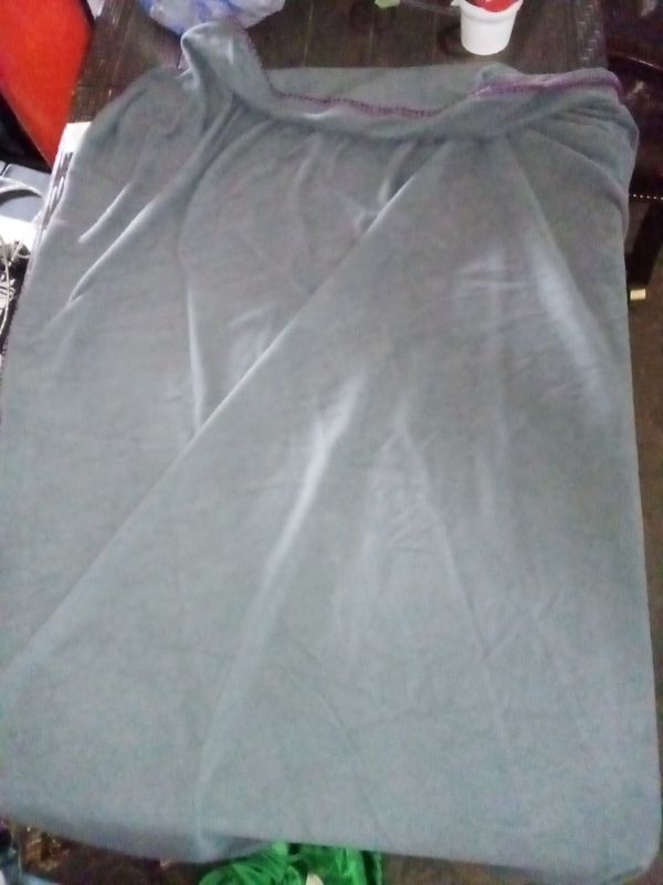 Gray fleece blanket