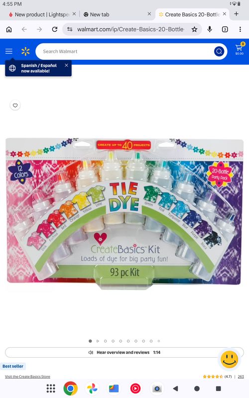 Tie dye kit