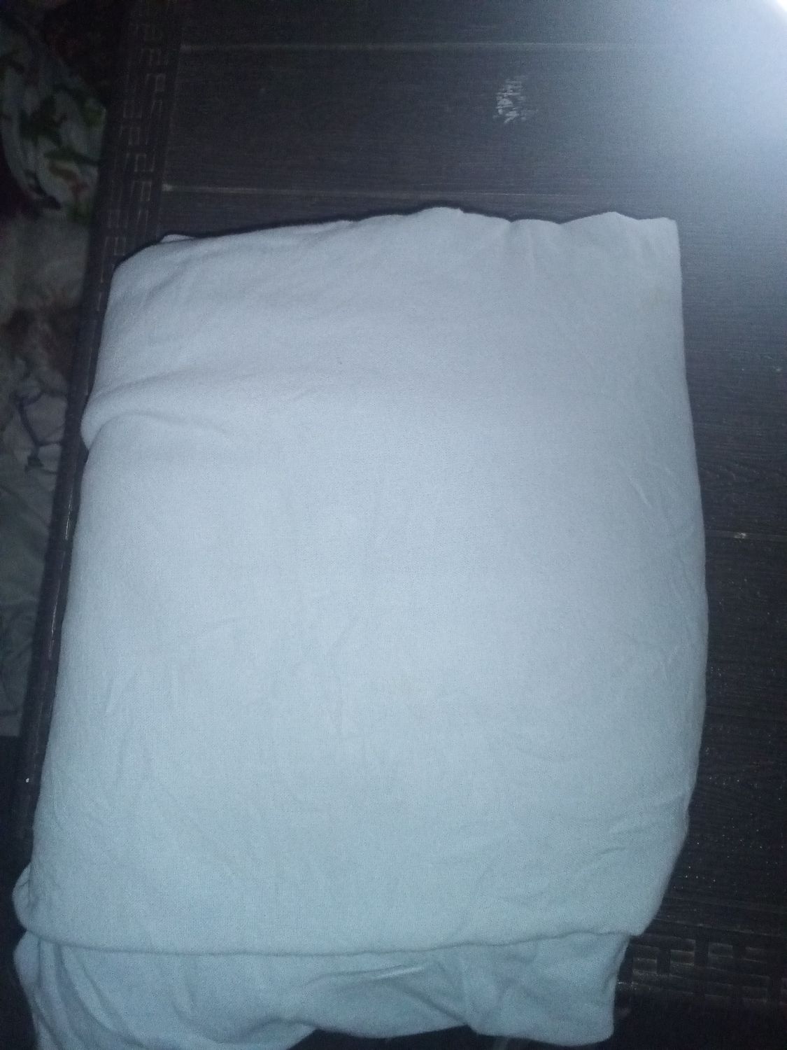 Blue flannel king sheet