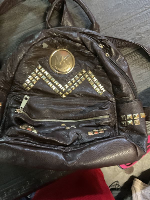 Unofficial replica Michael kors studded faux leather backpack