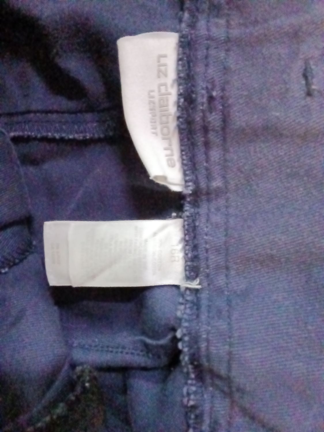 Liz Claiborne Sport brand blue pants. Size 16R