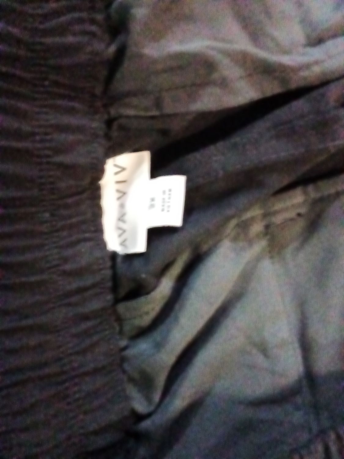 black Ava &amp; Viv pants feature a comfortable elastic waistband and are sized 2X.