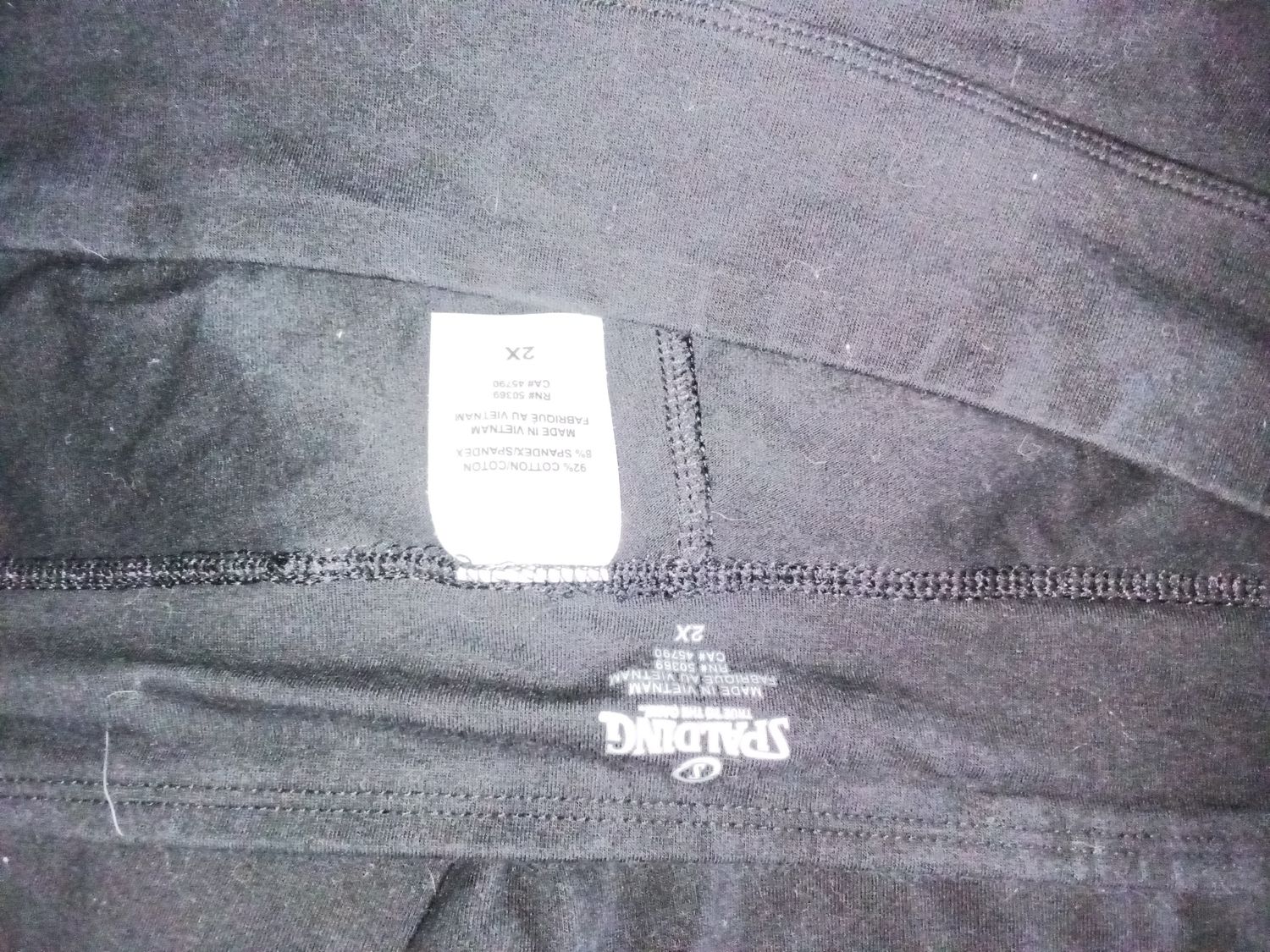 Spalding brand activewear pants in a women's 2X plus size