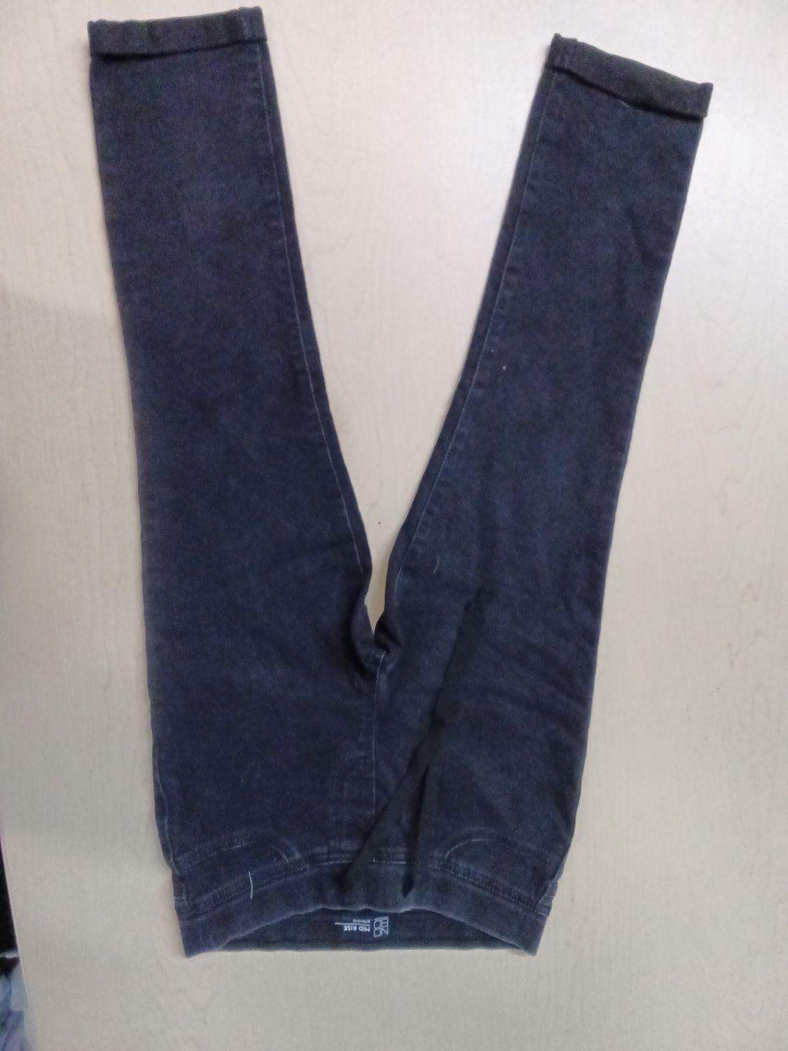 No Boundaries Mid Rise Knit Denim Joggers Size  S