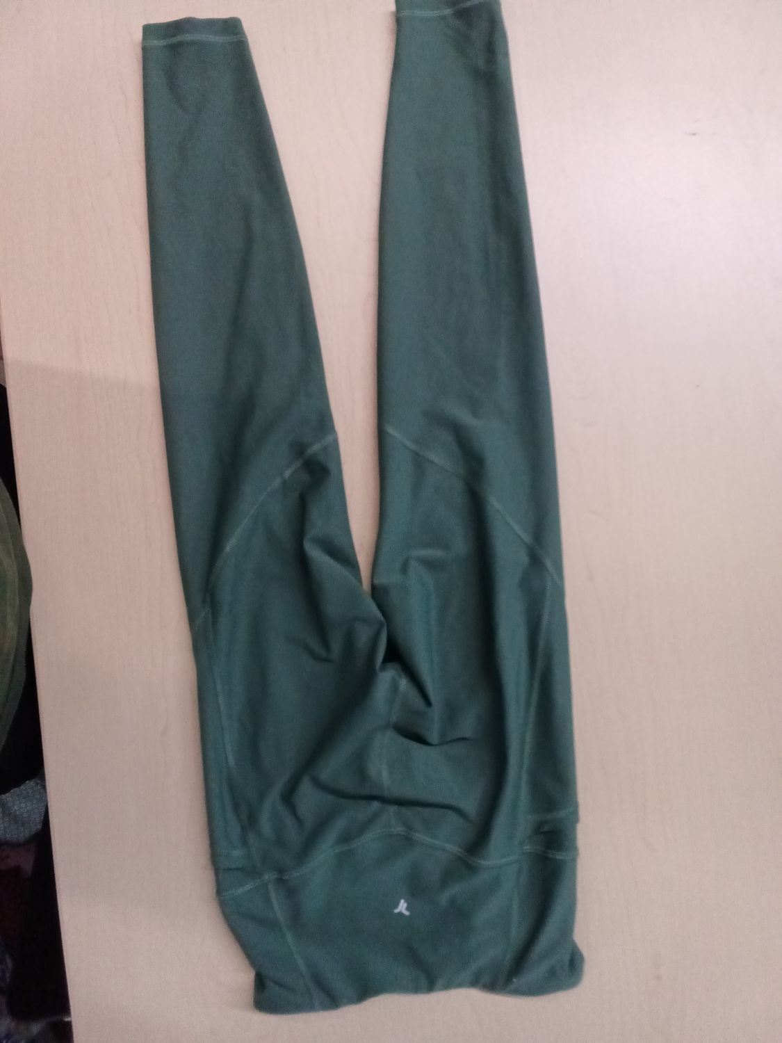 Lululemon Train Times Leggings in a dark forest green shade unknown size