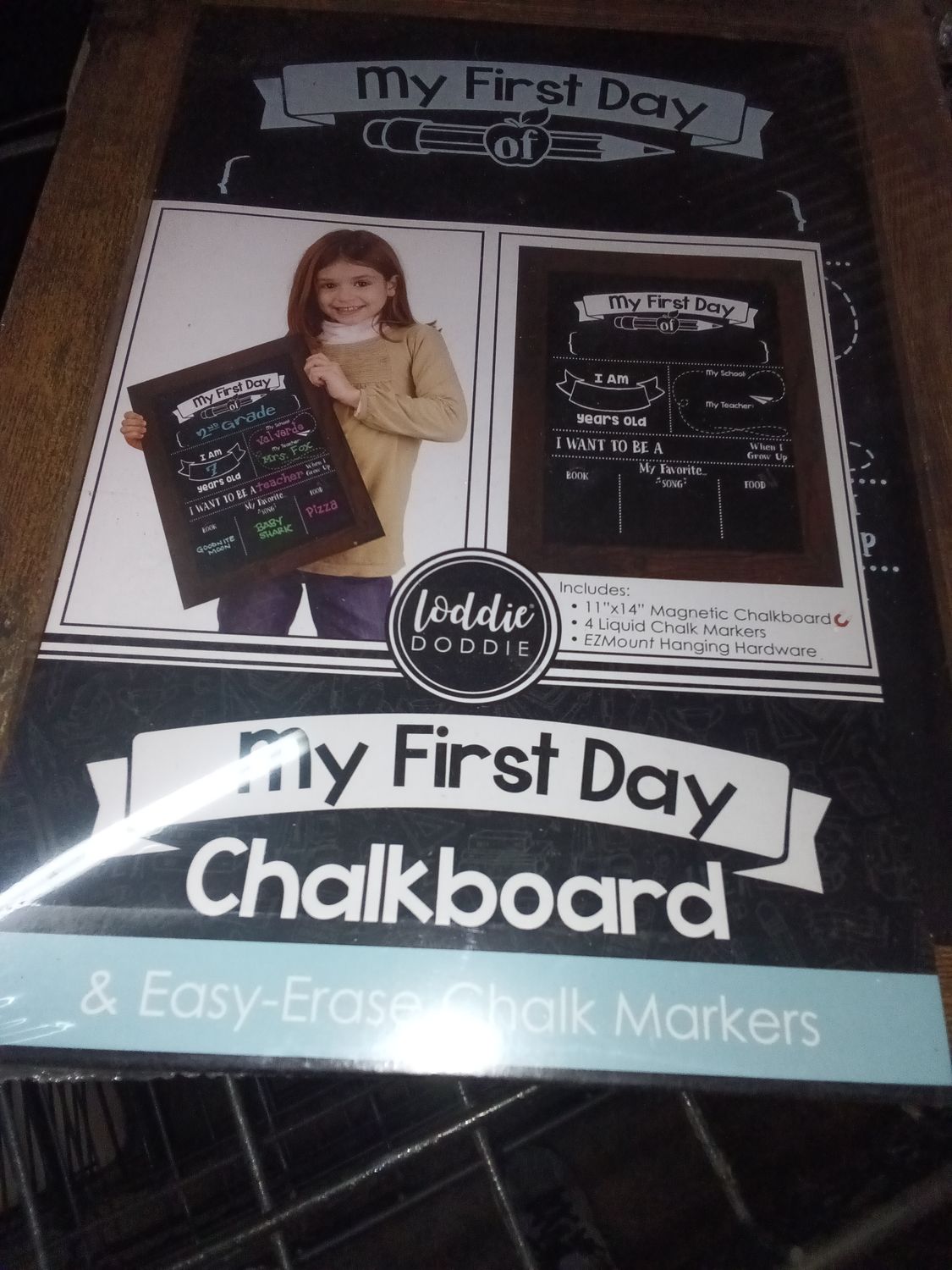 Teaching Tree My First Day Chalkboard Sign