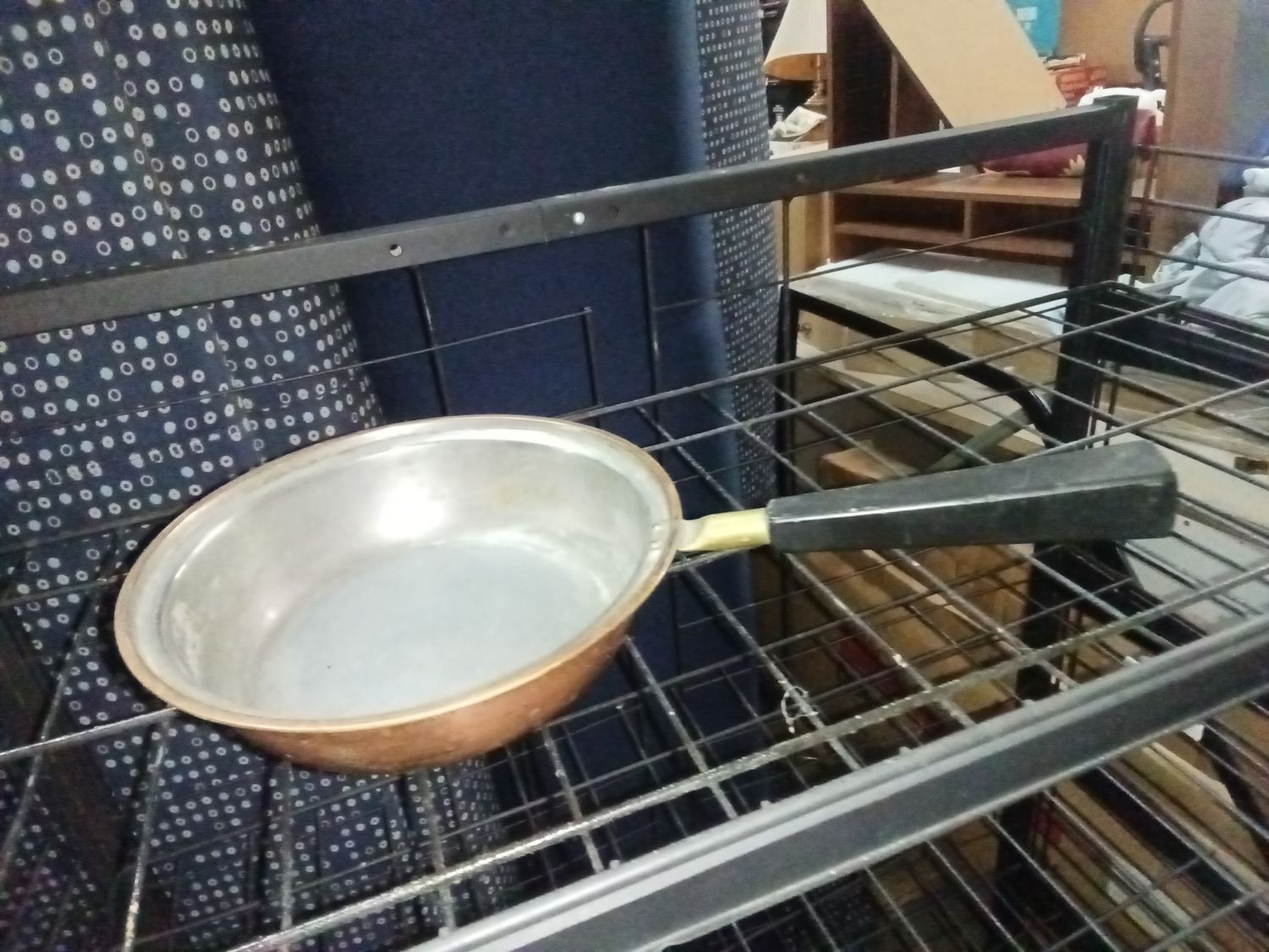 vintage Revere Ware copper-clad stainless steel skillet