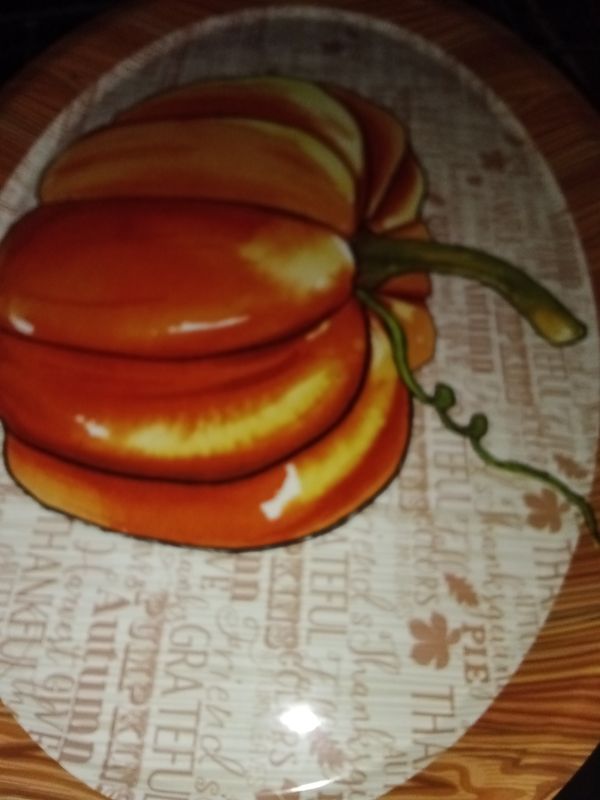 Autumn Pumpkin Serving Platter