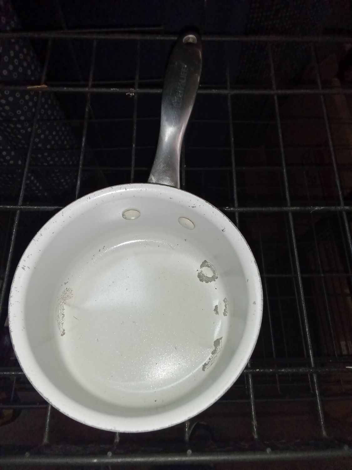 Lagostina White Ceramic Non-Stick Saucepan