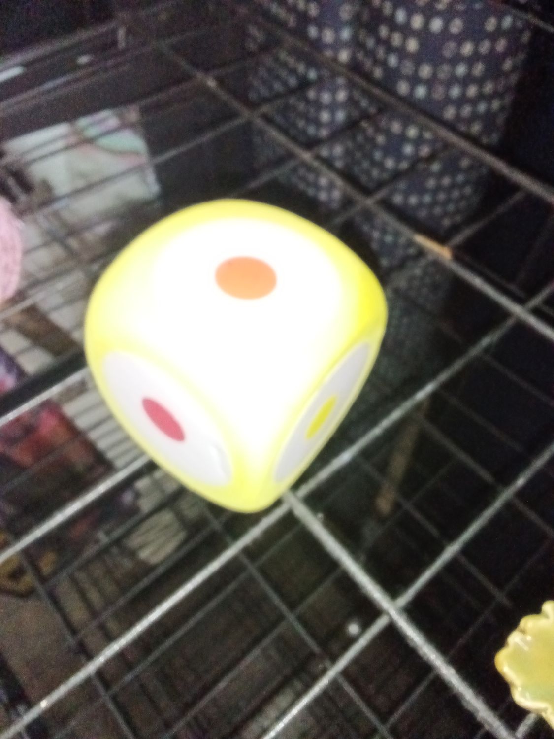 Large Yellow Foam Dice
