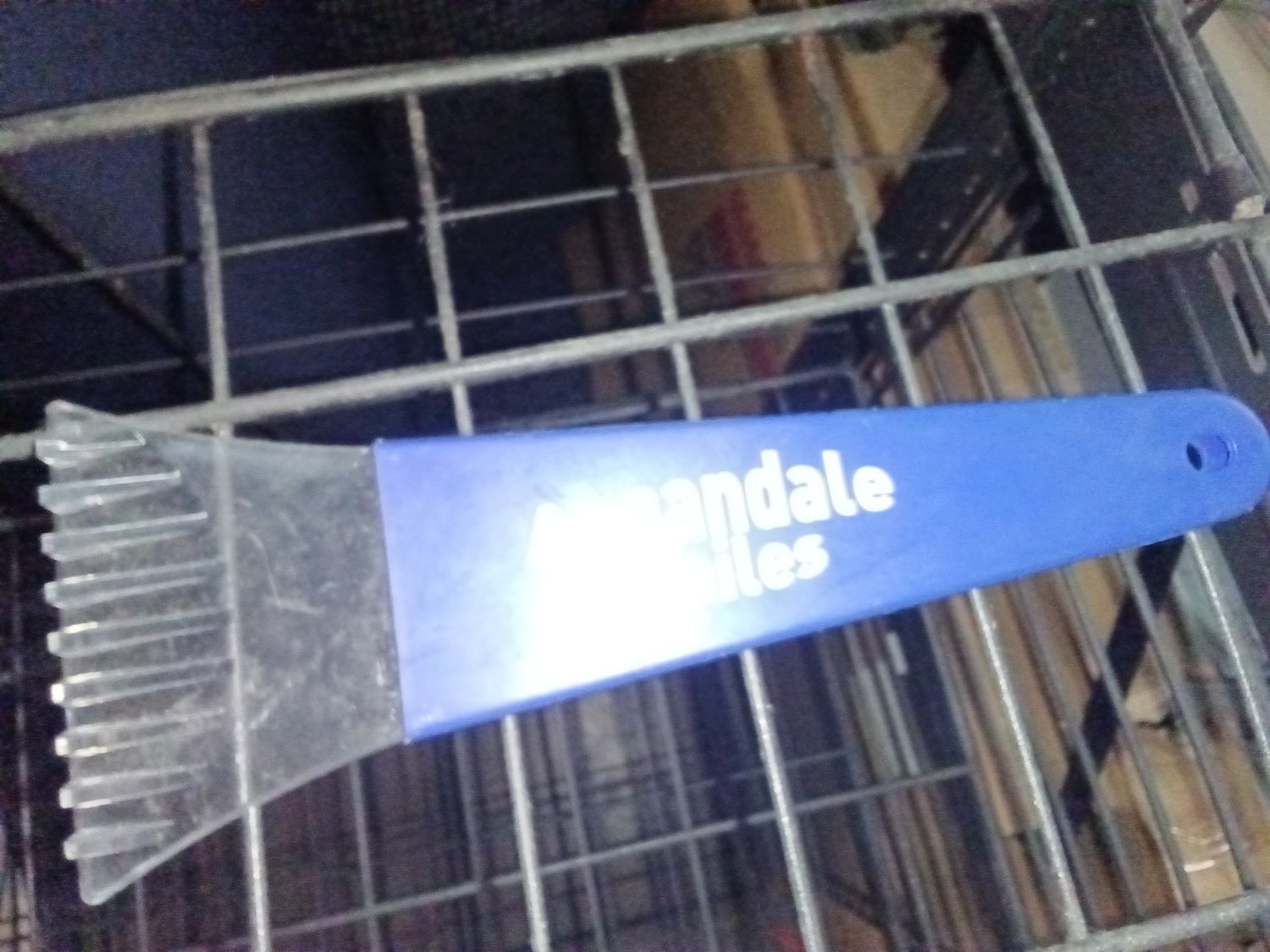 Blue Promotional Ice Scraper