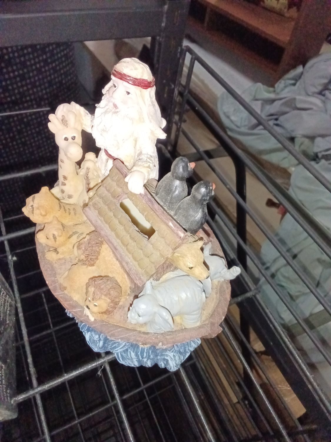 Vintage Noah's Ark Music Box Figurine