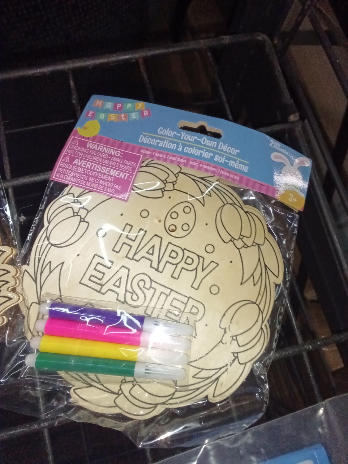 Color-Your-Own Easter Decor: Wreath Craft Kit