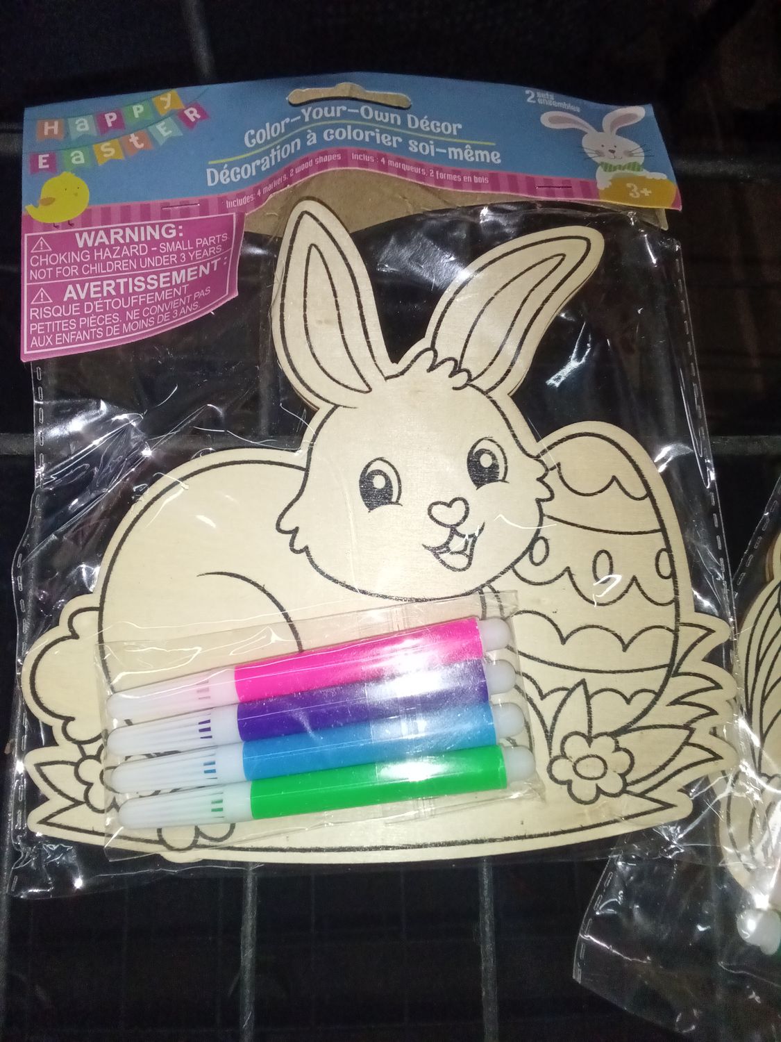 Color-Your-Own Easter Decor: Bunny Craft Kit