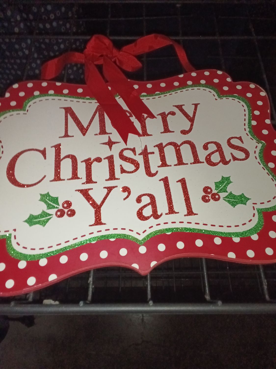 Merry Christmas Y'all Wooden Sign