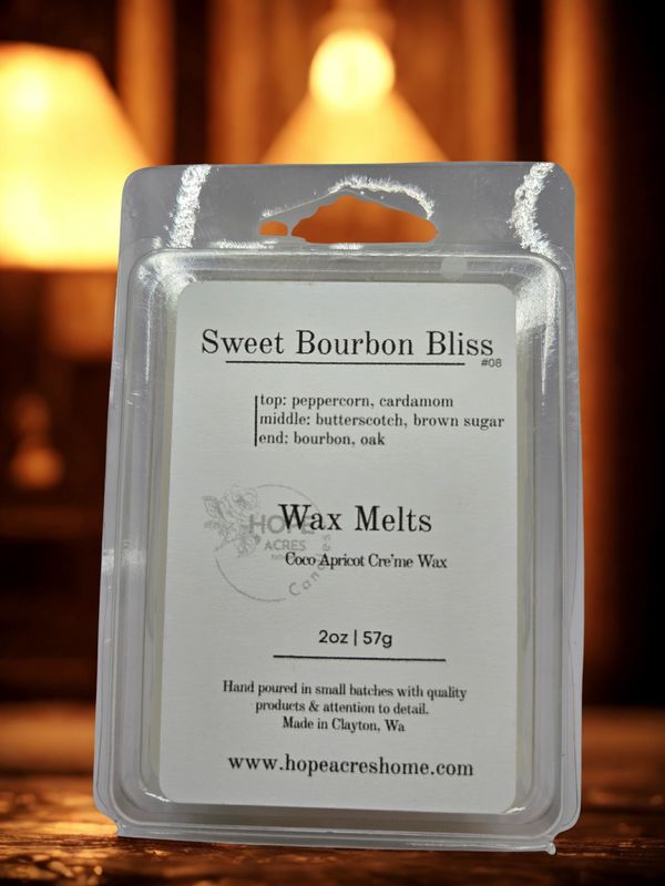 #08 Sweet Bourbon Bliss 2oz Wax Melts