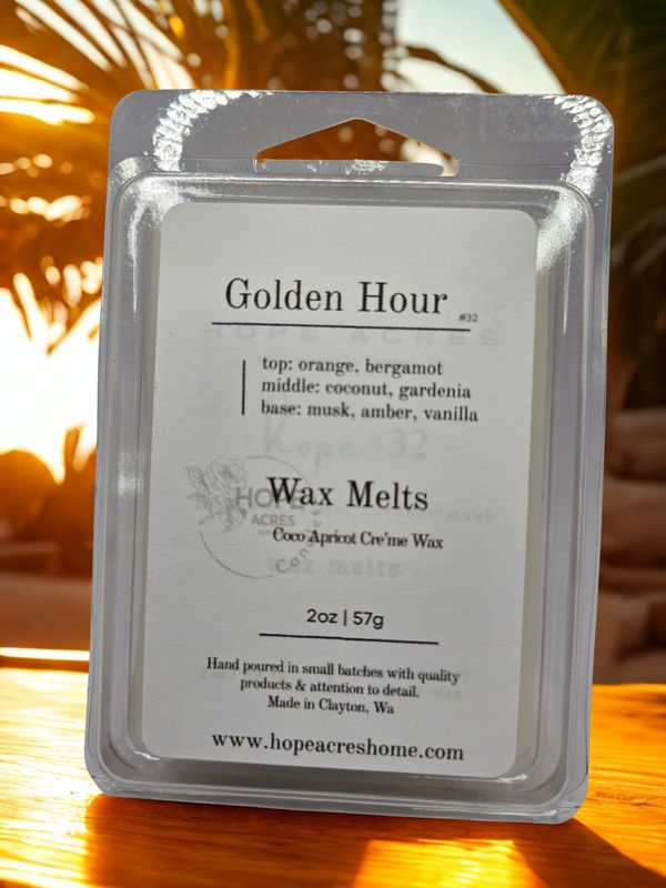 #32 Golden Hour Wax Melt 2oz