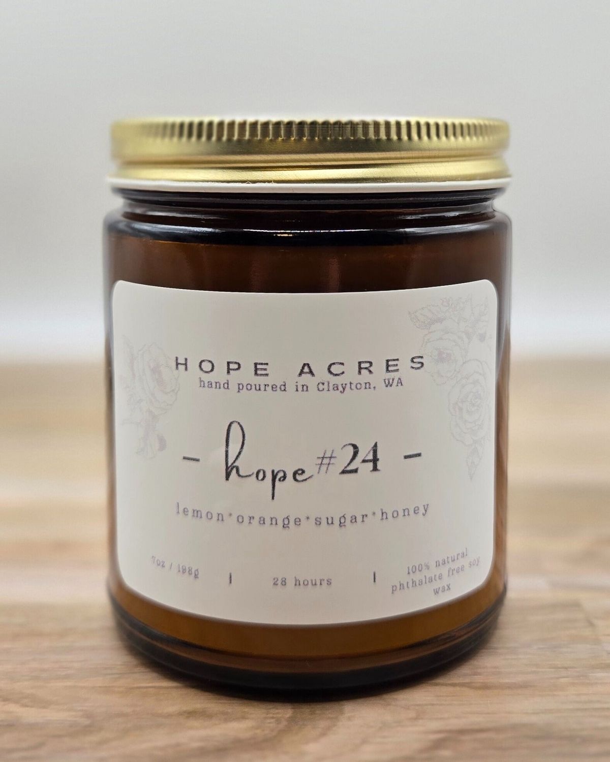 #24 Limoncello Cream - Soy, Colour: Amber