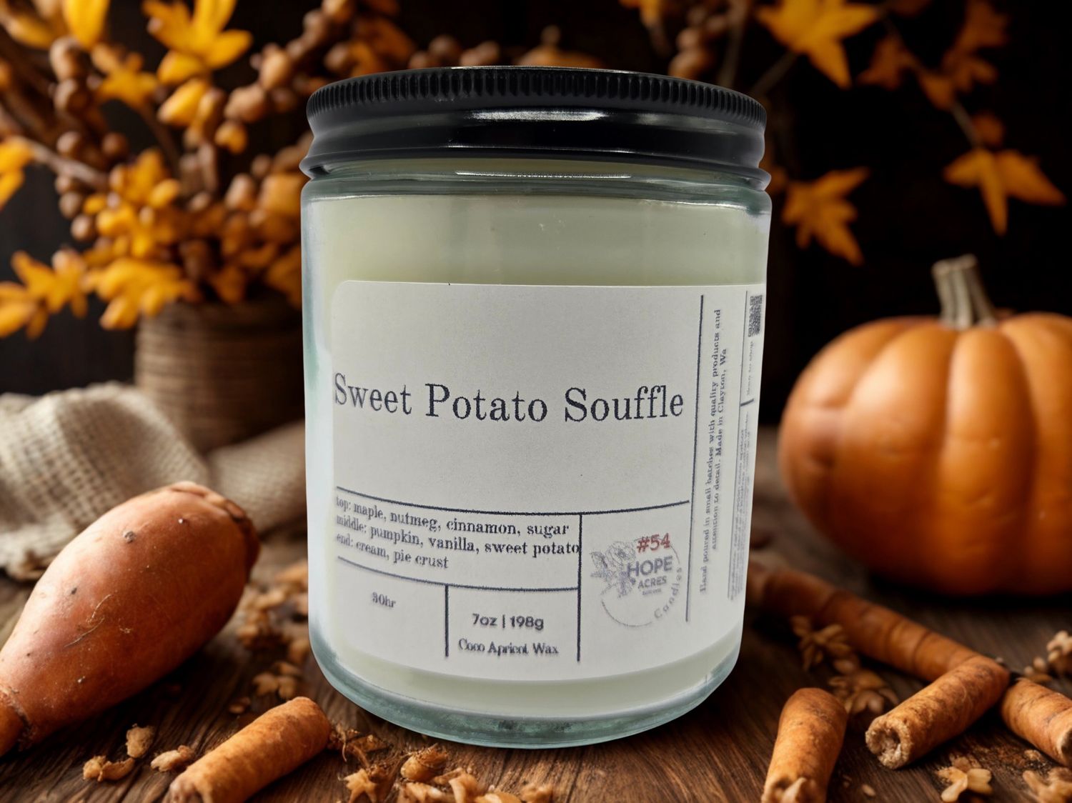 #54 Sweet Potato Souffle, Colour: Clear, Size: 7oz