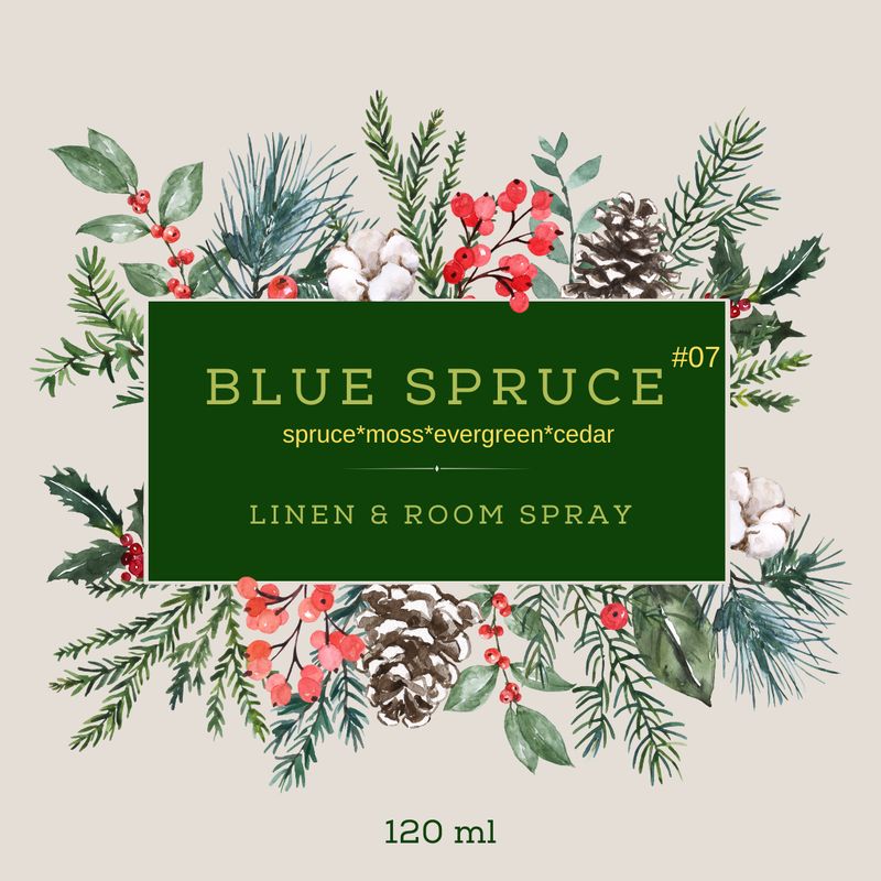 4oz Linen &amp; Room Spray -Blue Spruce #07