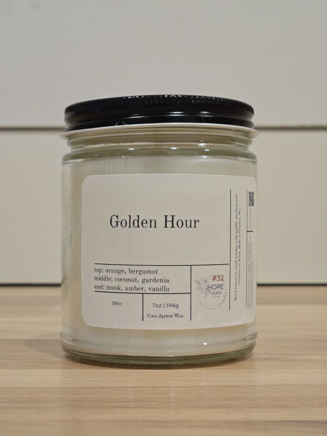 #32 Golden Hour, Colour: clear, Size: 7oz