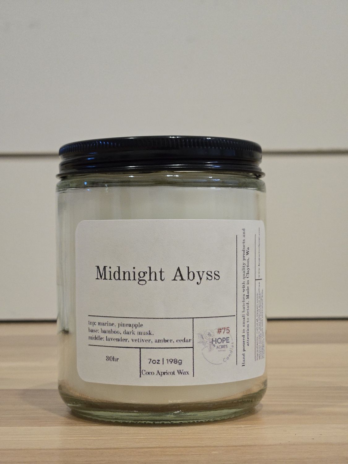#75 Midnight Abyss, Colour: clear, Size: 7oz