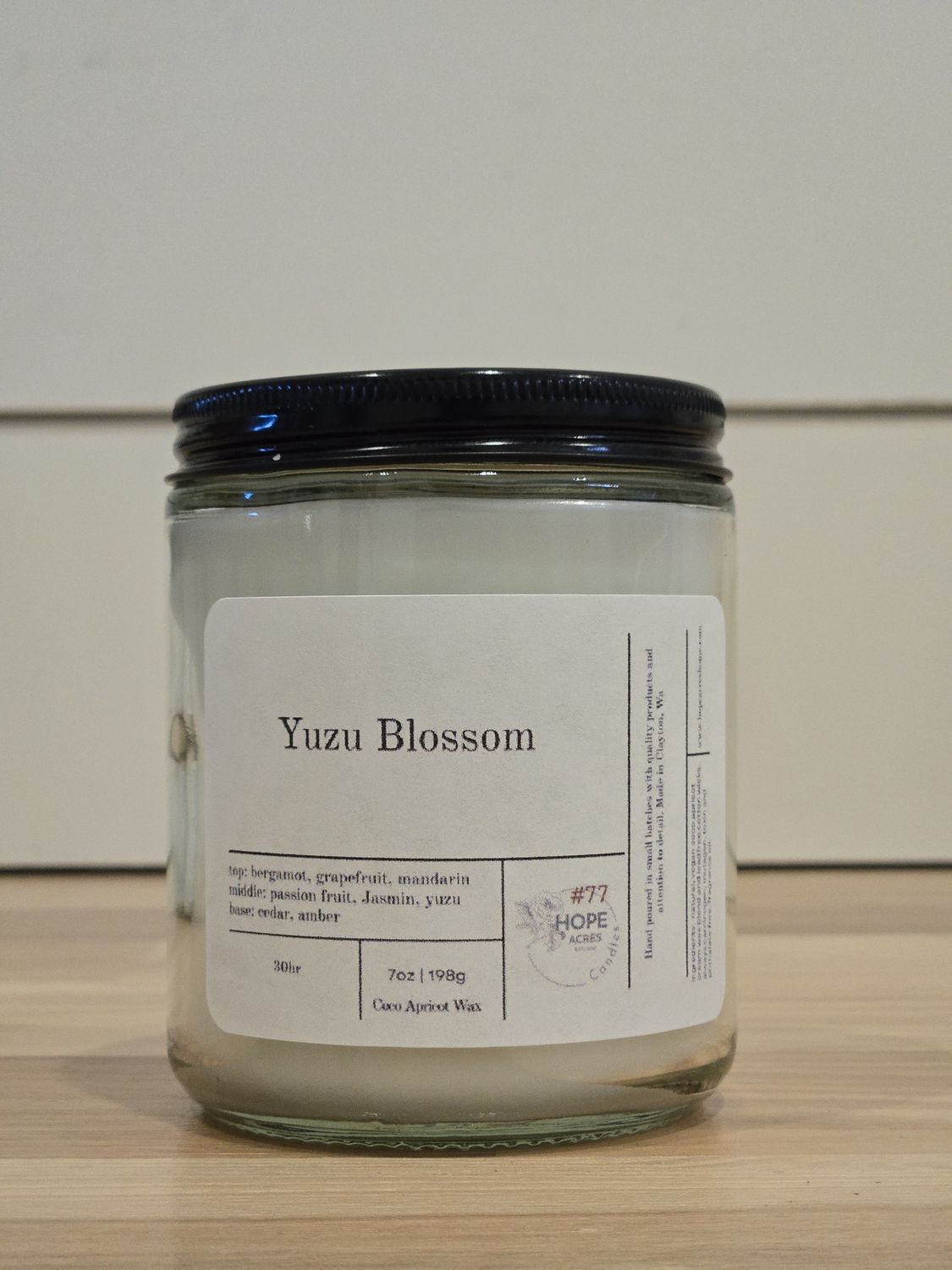 #77 Yuzu Blossom, Colour: clear, Size: 7oz