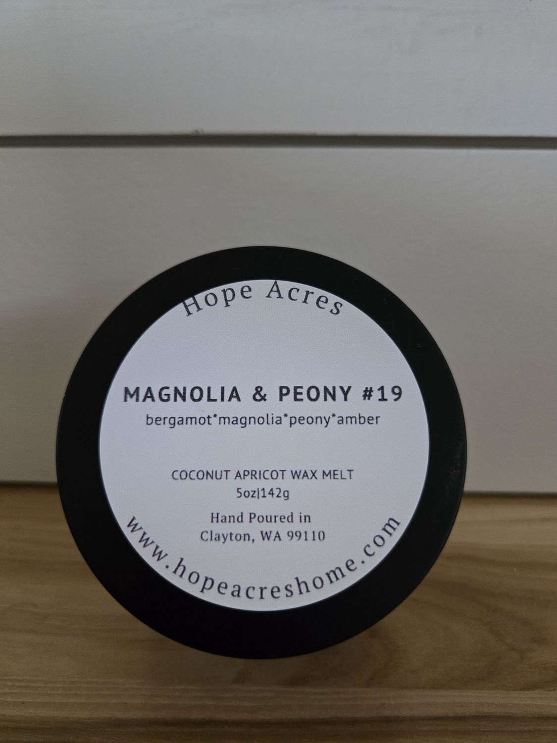 5oz Wax Melt Tin - #19 Magnolia &amp; Peony