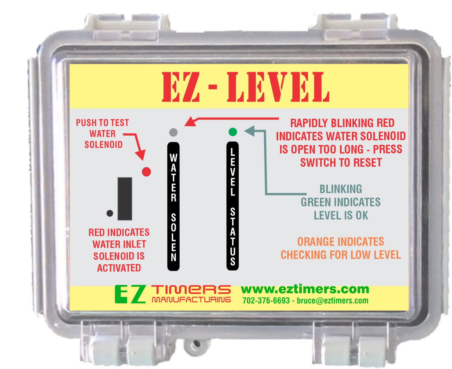 EZ LEVEL RETURN TANK LEVEL CONTROLLER