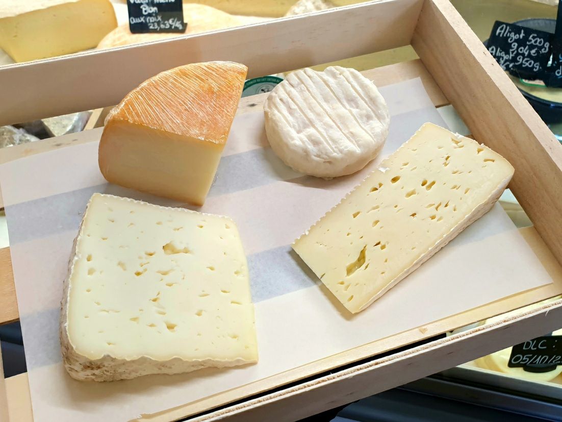 Plateau fromage n°2 "hebdo duo" (sans vache 🐐🐑 4 morceaux)