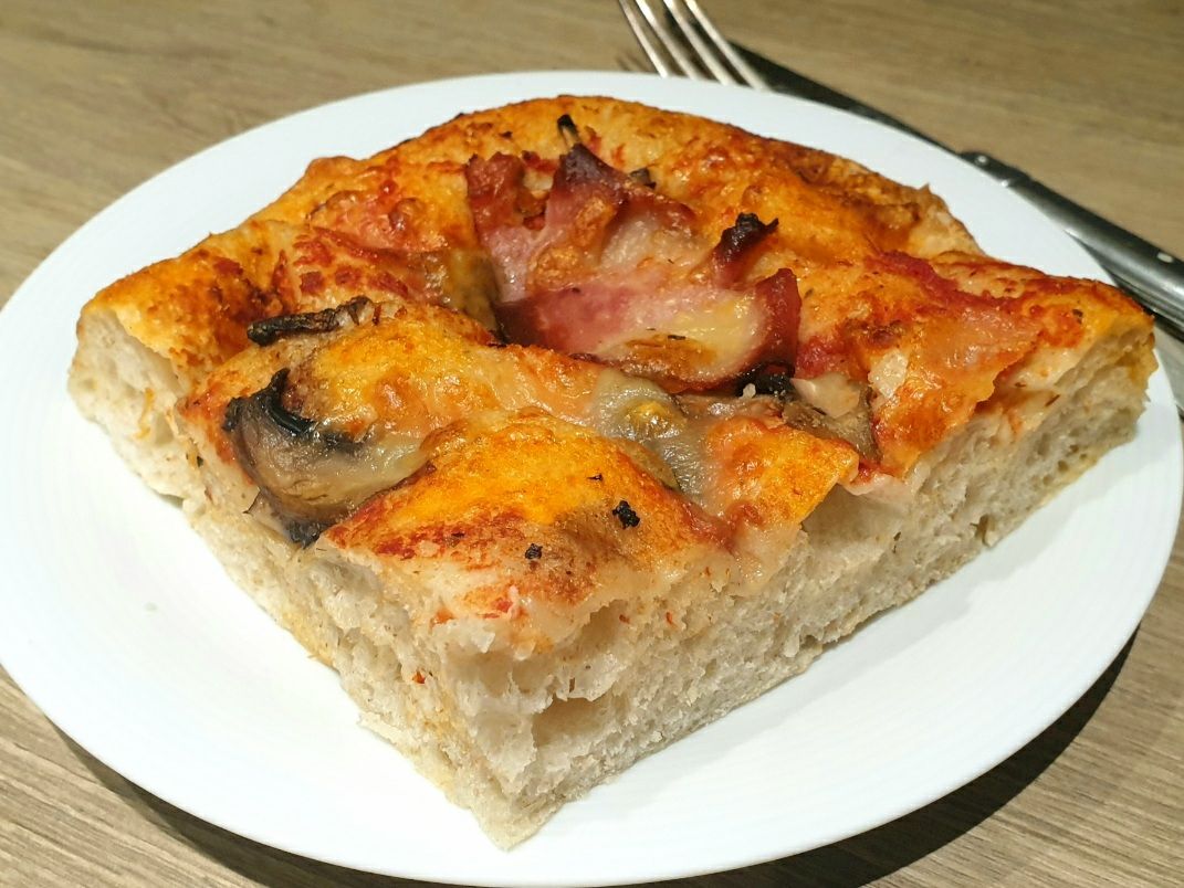 Focaccia façon pizza Regina 🍕
