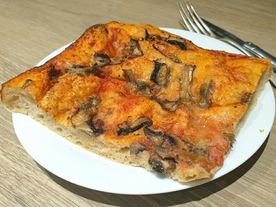 Focaccia façon pizza Regina (sans viande) 🍕