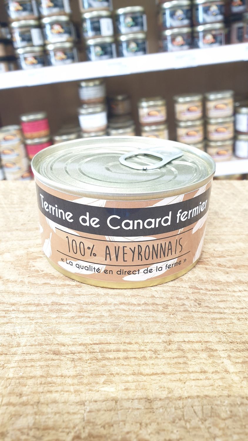 Terrine de canard fermier Aveyronnais 180g