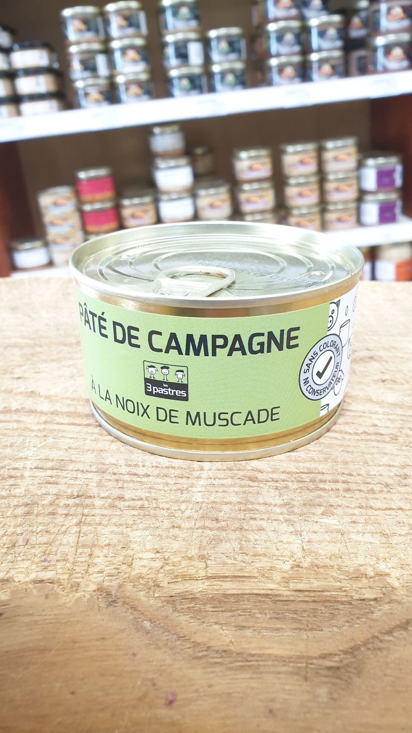 Pâté de campagne à la noix de muscade