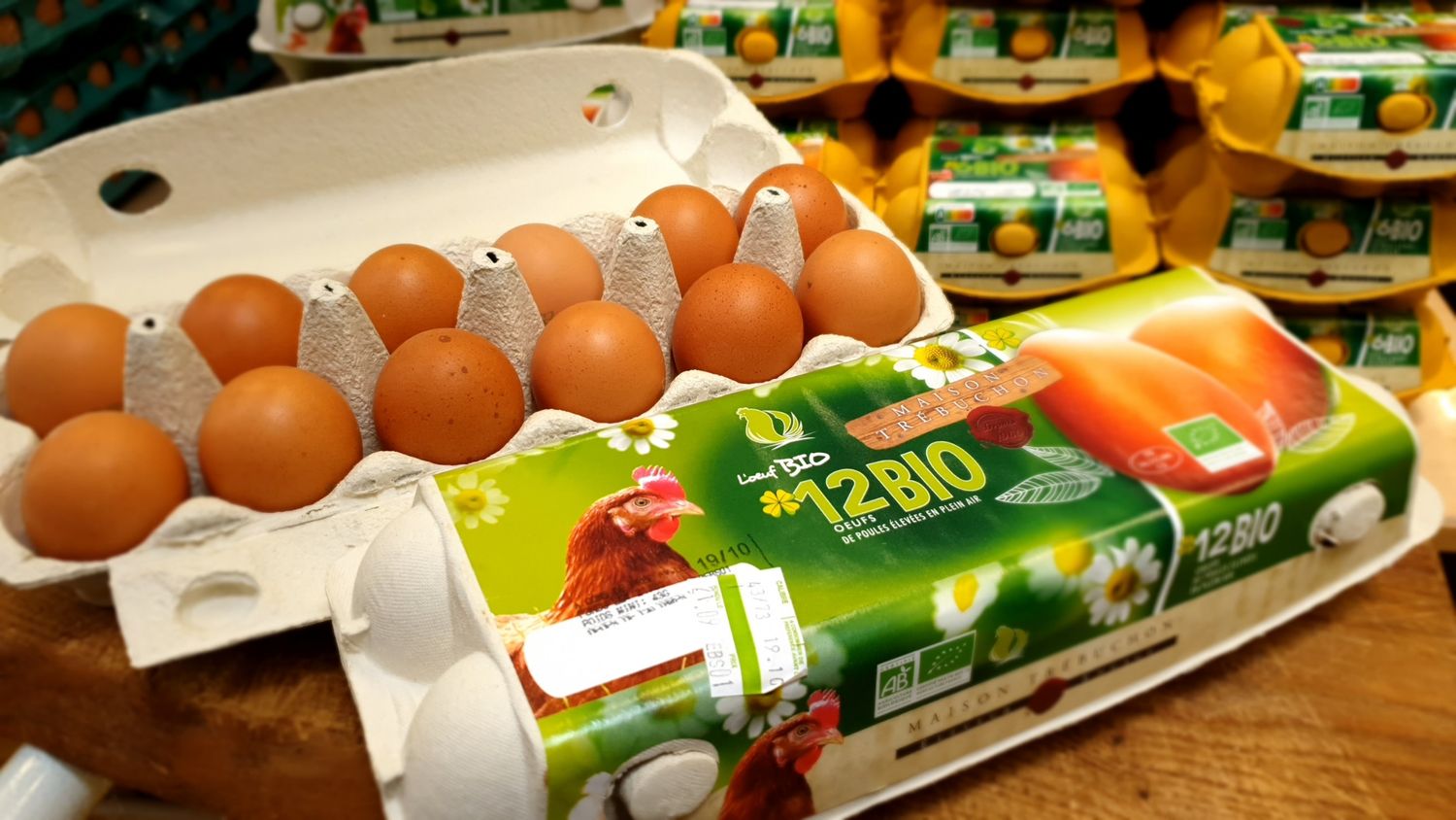 Œufs bio x12