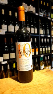 Vin rouge cuvée 10ans reforestation écologique Hérault. Bio. AOP Languedoc. 75cL