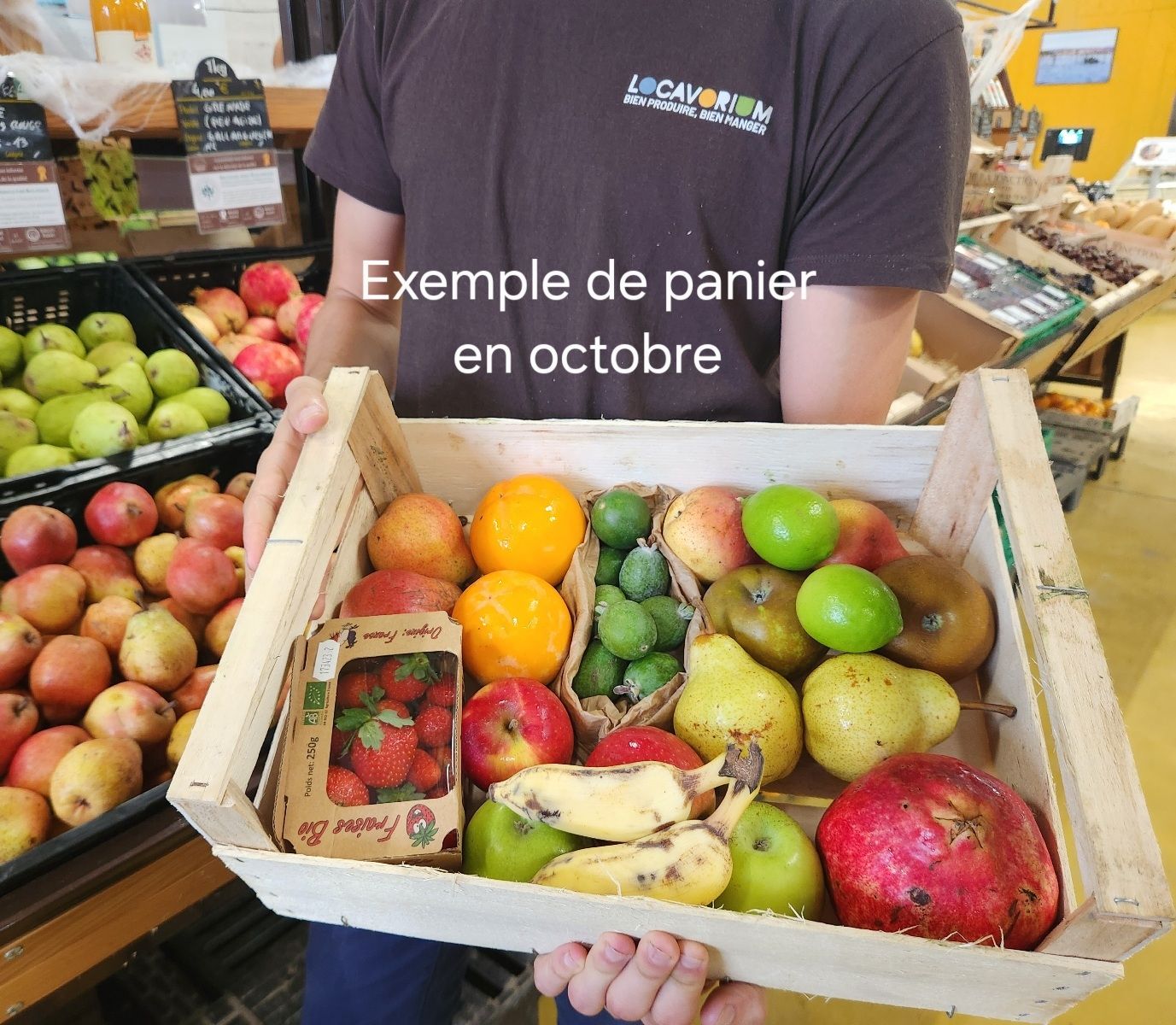 Panier de fruits n°1 "hebdo duo" 🍎