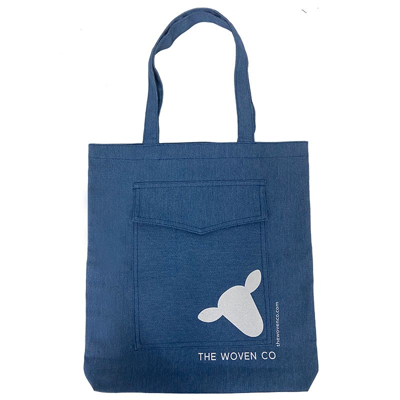 The Woven Co Collectors Denim Tote